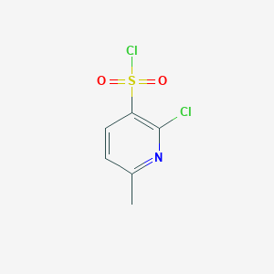 molecular formula C6H5Cl2NO2S B1455549 2-Chloro-6-methylpyridine-3-sulfonyl chloride CAS No. 1208081-60-0