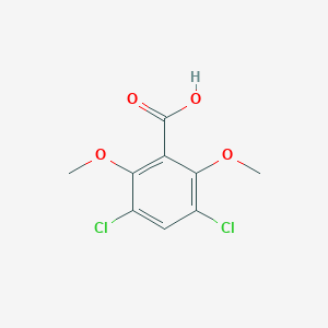 molecular formula C9H8Cl2O4 B145555 3,5-Dichloro-2,6-dimethoxybenzoic acid CAS No. 73219-91-7