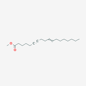 molecular formula C19H32O2 B14555510 Methyl octadec-10-en-6-ynoate CAS No. 62203-94-5
