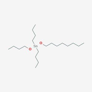molecular formula C20H44O2Sn B14555516 Butoxy(dibutyl)(octyloxy)stannane CAS No. 62060-54-2