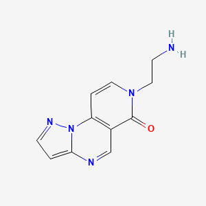 7-(2-aminoethyl)pyrazolo[1,5-a]pyrido[3,4-e]pyrimidin-6(7H)-one