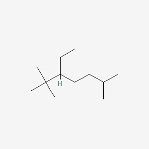 molecular formula C12H26 B14555563 3-Ethyl-2,2,6-trimethylheptane CAS No. 62199-13-7