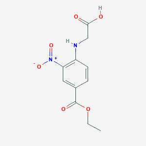 N-[4-(ethoxycarbonyl)-2-nitrophenyl]glycine
