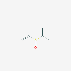molecular formula C5H10OS B14555738 Propane, 2-(ethenylsulfinyl)- CAS No. 61926-32-7