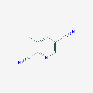 molecular formula C8H5N3 B1455577 3-Methylpyridine-2,5-dicarbonitrile CAS No. 1130309-47-5