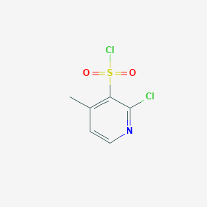 molecular formula C6H5Cl2NO2S B1455582 2-Chloro-4-methylpyridine-3-sulfonyl chloride CAS No. 1208081-91-7