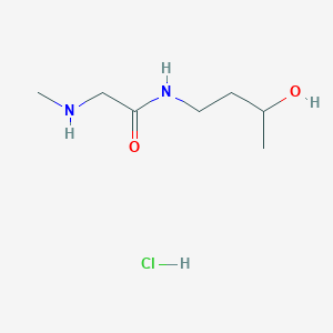 N-(3-Hydroxybutyl)-2-(methylamino)acetamide hydrochloride