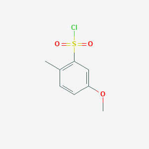 molecular formula C8H9ClO3S B1455588 5-Methoxy-2-methylbenzenesulfonyl chloride CAS No. 861374-10-9