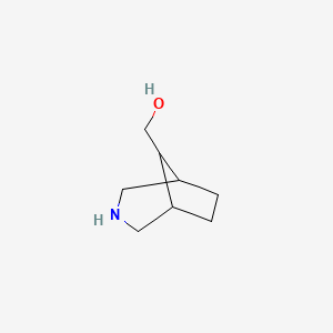molecular formula C8H15NO B1455610 3-Azabicyclo[3.2.1]octan-8-ylmethanol CAS No. 920016-99-5