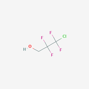 molecular formula C3H3ClF4O B1455611 3-Chloro-2,2,3,3-tetrafluoropropan-1-ol CAS No. 20411-83-0