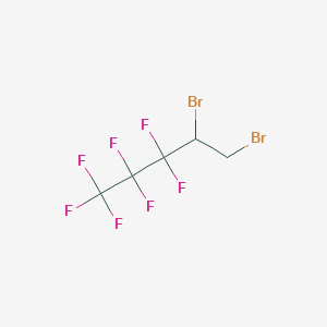 molecular formula C5H3Br2F7 B1455616 4,5-Dibromo-1,1,1,2,2,3,3-heptafluoropentane CAS No. 377-46-8