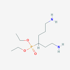 molecular formula C10H25N2O3P B14556186 Diethyl (1,6-diaminohexan-3-yl)phosphonate CAS No. 61910-65-4