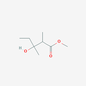 molecular formula C8H16O3 B14556304 Methyl 3-hydroxy-2,3-dimethylpentanoate CAS No. 61841-03-0