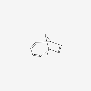 molecular formula C10H12 B14556317 1-Methylbicyclo[4.2.1]nona-2,4,7-triene CAS No. 62150-93-0