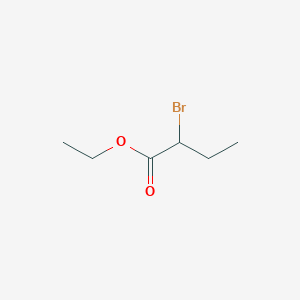molecular formula C6H11BrO2 B145564 Ethyl 2-bromobutyrate CAS No. 533-68-6