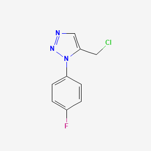 5-(chloromethyl)-1-(4-fluorophenyl)-1H-1,2,3-triazole