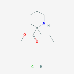 Methyl 2-propylpiperidine-2-carboxylatehydrochloride