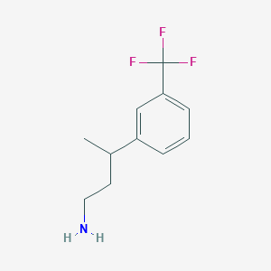 3-[3-(Trifluoromethyl)phenyl]butan-1-amine