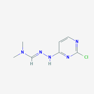 N'-(2-chloropyrimidin-4-yl)-N,N-dimethylhydrazonoformamide
