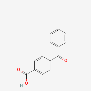 molecular formula C18H18O3 B14556544 4-(4-tert-Butylbenzoyl)benzoic acid CAS No. 62248-54-8