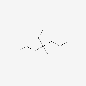 molecular formula C11H24 B14556577 4-Ethyl-2,4-dimethylheptane CAS No. 61868-25-5