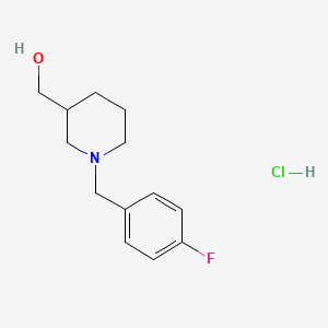 [1-(4-Fluorobenzyl)piperidin-3-yl]methanol hydrochloride