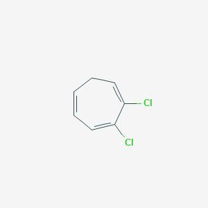 molecular formula C7H6Cl2 B14556611 2,3-Dichlorocyclohepta-1,3,5-triene CAS No. 62187-26-2