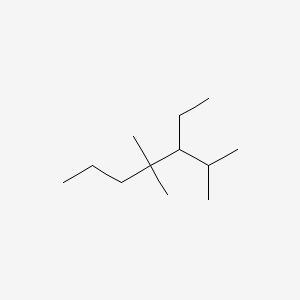 molecular formula C12H26 B14556685 3-Ethyl-2,4,4-trimethylheptane CAS No. 62198-63-4