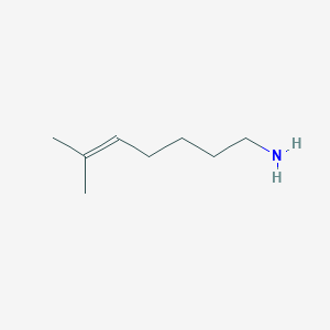 molecular formula C8H17N B14556738 5-Hepten-1-amine, 6-methyl- CAS No. 61755-54-2