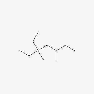 molecular formula C11H24 B14556854 3-Ethyl-3,5-dimethylheptane CAS No. 61868-37-9