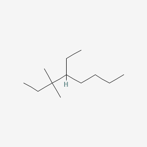 molecular formula C12H26 B14556946 4-Ethyl-3,3-dimethyloctane CAS No. 62183-57-7