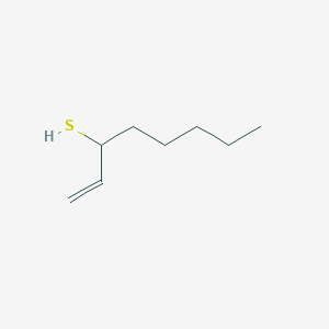 molecular formula C8H16S B14556947 Oct-1-ene-3-thiol CAS No. 61758-08-5
