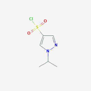 molecular formula C6H9ClN2O2S B1455708 1-(propan-2-yl)-1H-pyrazole-4-sulfonyl chloride CAS No. 1177336-51-4