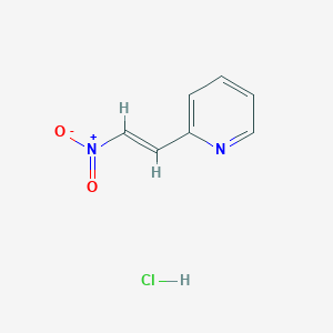 molecular formula C7H7ClN2O2 B1455711 2-(2-硝基乙烯基)吡啶盐酸盐 CAS No. 91673-71-1