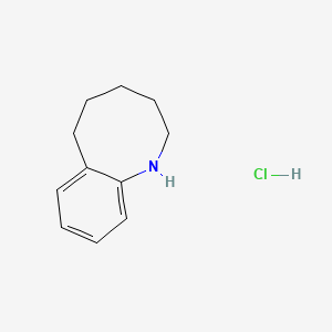 molecular formula C11H16ClN B1455715 1,2,3,4,5,6-六氢-1-苯并氮杂卓林盐酸盐 CAS No. 1354951-27-1