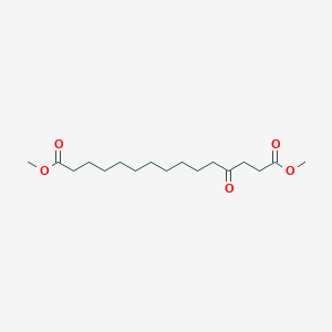 molecular formula C17H30O5 B14557156 Dimethyl 4-oxopentadecanedioate CAS No. 62103-55-3