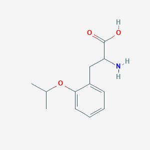 molecular formula C12H17NO3 B1455717 2-Amino-3-[2-(propan-2-yloxy)phenyl]propanoic acid CAS No. 1259962-12-3