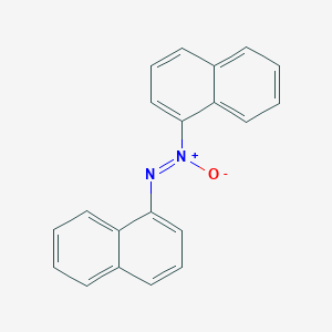molecular formula C20H14N2O B14557173 Diazene, dinaphthalenyl-, 1-oxide CAS No. 61823-08-3
