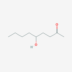 molecular formula C9H18O2 B14557212 5-Hydroxynonan-2-one CAS No. 61716-11-8