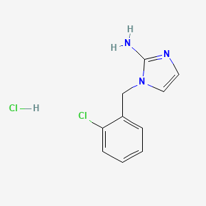 1-[(2-chlorophenyl)methyl]-1H-imidazol-2-amine hydrochloride