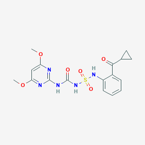 molecular formula C17H19N5O6S B145574 环磺草胺 CAS No. 136849-15-5