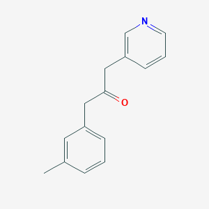 molecular formula C15H15NO B1455742 1-(3-甲基苯基)-3-(吡啶-3-基)丙酮 CAS No. 1271080-79-5