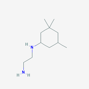 molecular formula C11H24N2 B14557459 N~1~-(3,3,5-Trimethylcyclohexyl)ethane-1,2-diamine CAS No. 62034-46-2