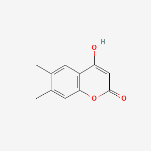 molecular formula C11H10O3 B1455747 4-Hydroxy-6,7-dimethylcoumarin CAS No. 55004-77-8