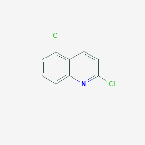 molecular formula C10H7Cl2N B1455754 2,5-Dichloro-8-methylquinoline CAS No. 1340414-32-5