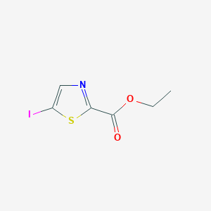 molecular formula C6H6INO2S B1455755 Ethyl 5-iodo-1,3-thiazole-2-carboxylate CAS No. 1500358-48-4