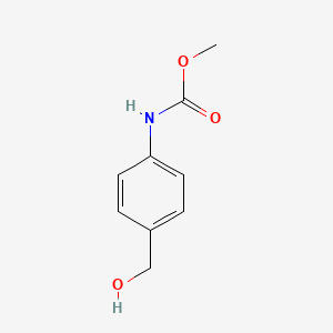 molecular formula C9H11NO3 B1455762 methyl N-[4-(hydroxymethyl)phenyl]carbamate CAS No. 1341397-27-0