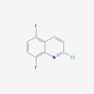 molecular formula C9H4ClF2N B1455766 2-Chloro-5,8-difluoroquinoline CAS No. 773148-82-6