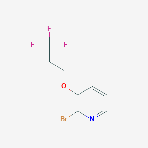 molecular formula C8H7BrF3NO B1455769 2-Bromo-3-(3,3,3-trifluoropropoxy)pyridine CAS No. 1468831-70-0