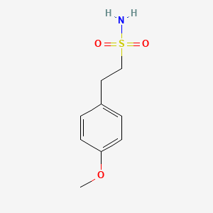 molecular formula C9H13NO3S B1455784 2-(4-Methoxyphenyl)ethane-1-sulfonamide CAS No. 76653-15-1